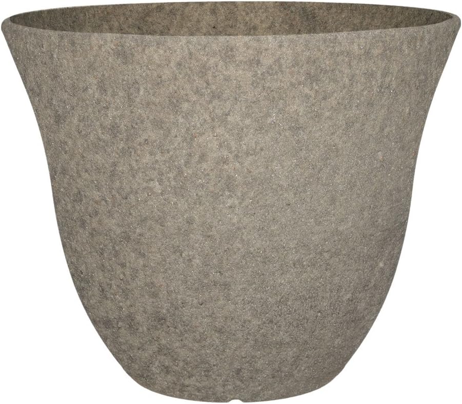Classic Home and Garden Honeysuckle Resin Flower Pot Planter, Beige, 15" - Image 18