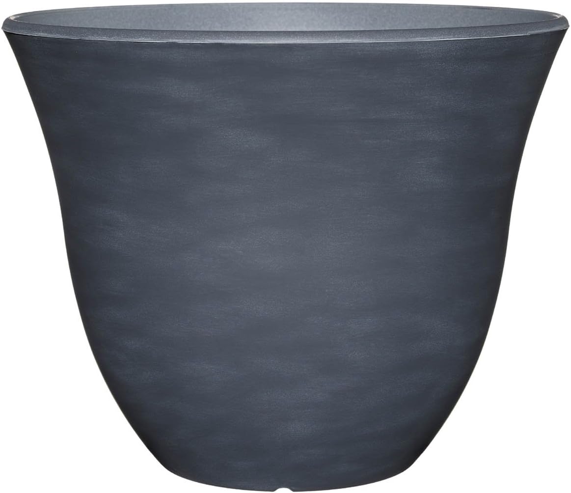 Classic Home and Garden Honeysuckle Resin Flower Pot Planter, Beige, 15" - Image 9