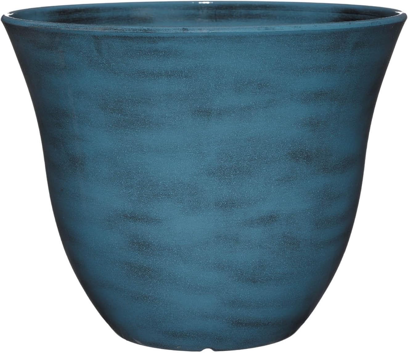 Classic Home and Garden Honeysuckle Resin Flower Pot Planter, Beige, 15" - Image 15