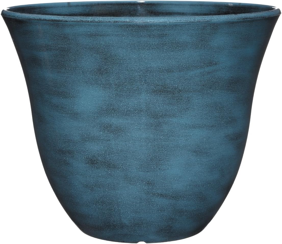 Classic Home and Garden Honeysuckle Resin Flower Pot Planter, Beige, 15" - Image 17