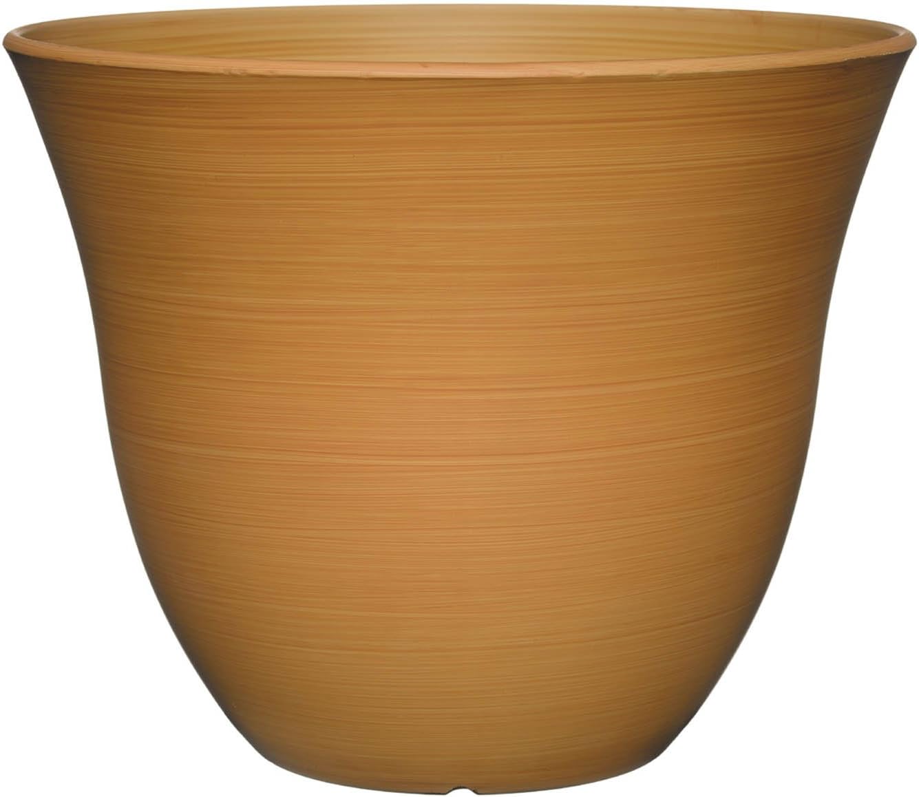 Classic Home and Garden Honeysuckle Resin Flower Pot Planter, Beige, 15" - Image 19