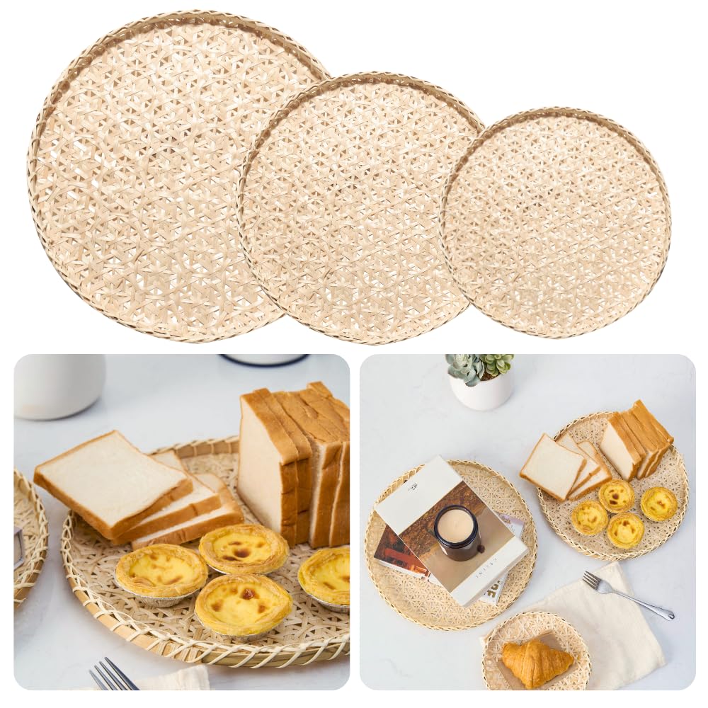 Decocoon Set of 9 Woven Bowl Wall Decor, Wall Hanging Wicker Baskets, Boho Baskets, Wall Baskets Set, Boho Basket Wall Decor Set, Woven Basket for Wall, Accessories Decor (Rustic Garden Wall Decor) - Image 10