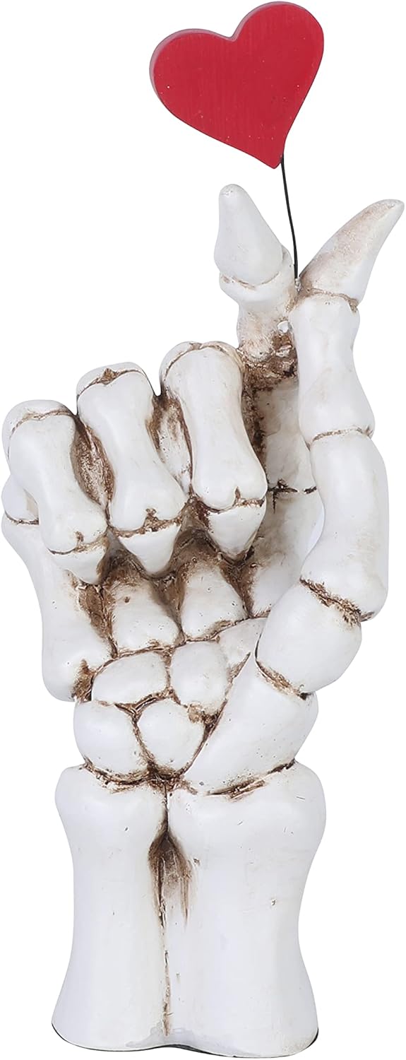 Love Gesture Both Hand Statue Black Aesthetic Decorations, Modern Resin Sculpture Home Accents for Living Room Bedroom Coffee Table, Desktop, Bookshelf - Image 12