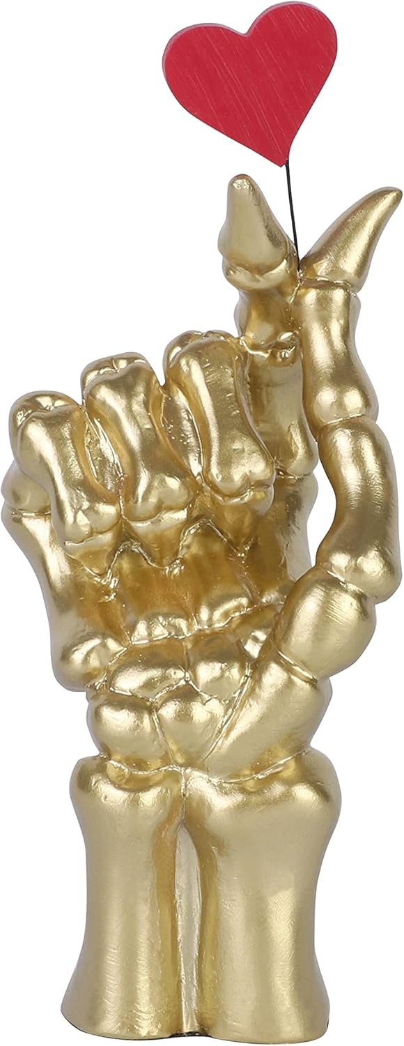 Love Gesture Both Hand Statue Black Aesthetic Decorations, Modern Resin Sculpture Home Accents for Living Room Bedroom Coffee Table, Desktop, Bookshelf - Image 16