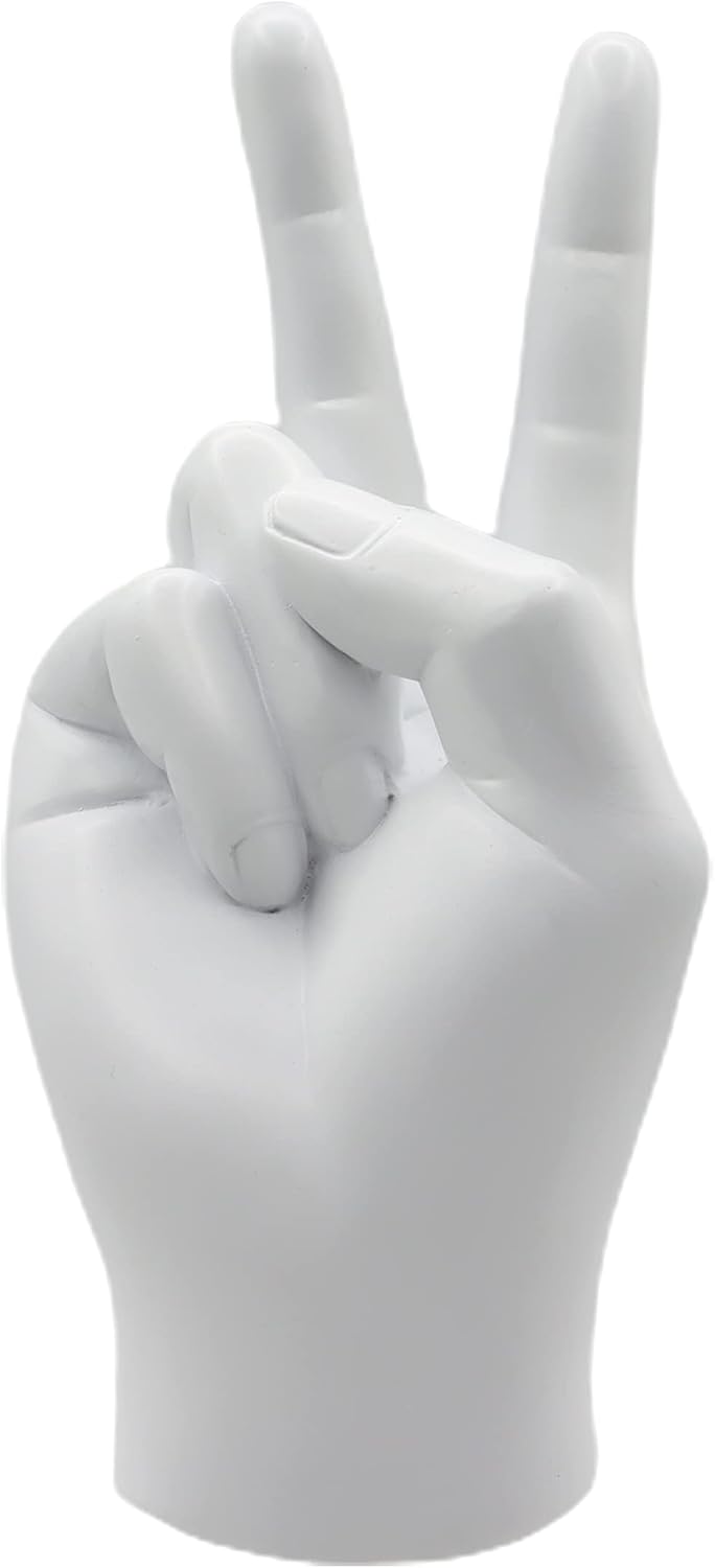 Love Gesture Both Hand Statue Black Aesthetic Decorations, Modern Resin Sculpture Home Accents for Living Room Bedroom Coffee Table, Desktop, Bookshelf - Image 15