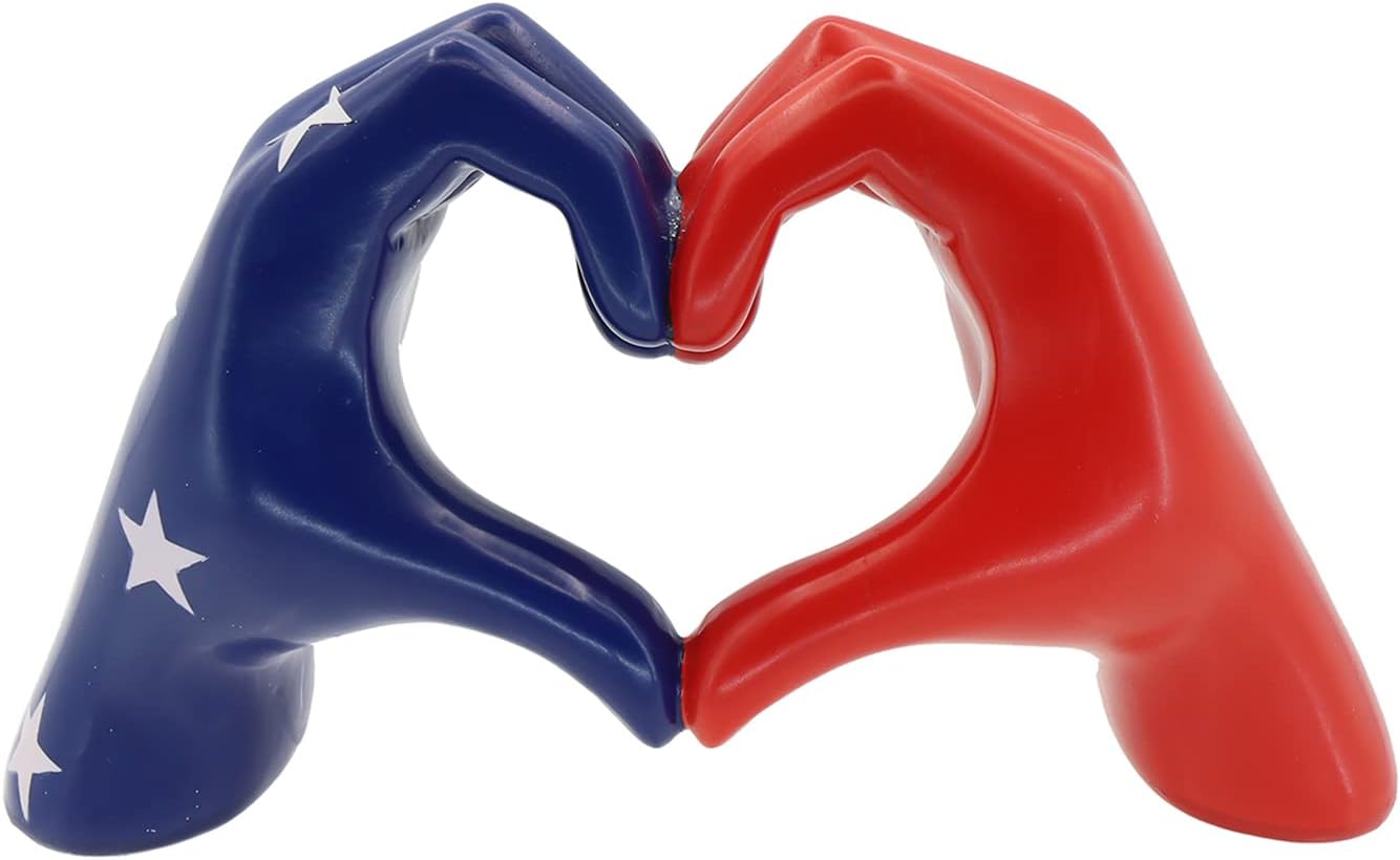 Love Gesture Both Hand Statue Black Aesthetic Decorations, Modern Resin Sculpture Home Accents for Living Room Bedroom Coffee Table, Desktop, Bookshelf - Image 22