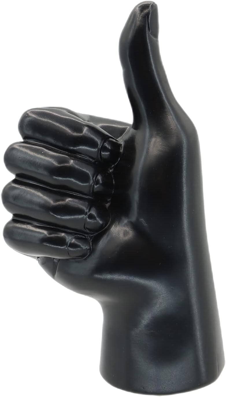 Love Gesture Both Hand Statue Black Aesthetic Decorations, Modern Resin Sculpture Home Accents for Living Room Bedroom Coffee Table, Desktop, Bookshelf - Image 25