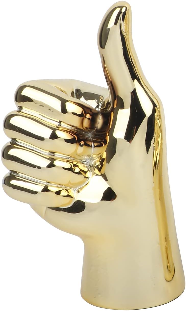 Love Gesture Both Hand Statue Black Aesthetic Decorations, Modern Resin Sculpture Home Accents for Living Room Bedroom Coffee Table, Desktop, Bookshelf - Image 10