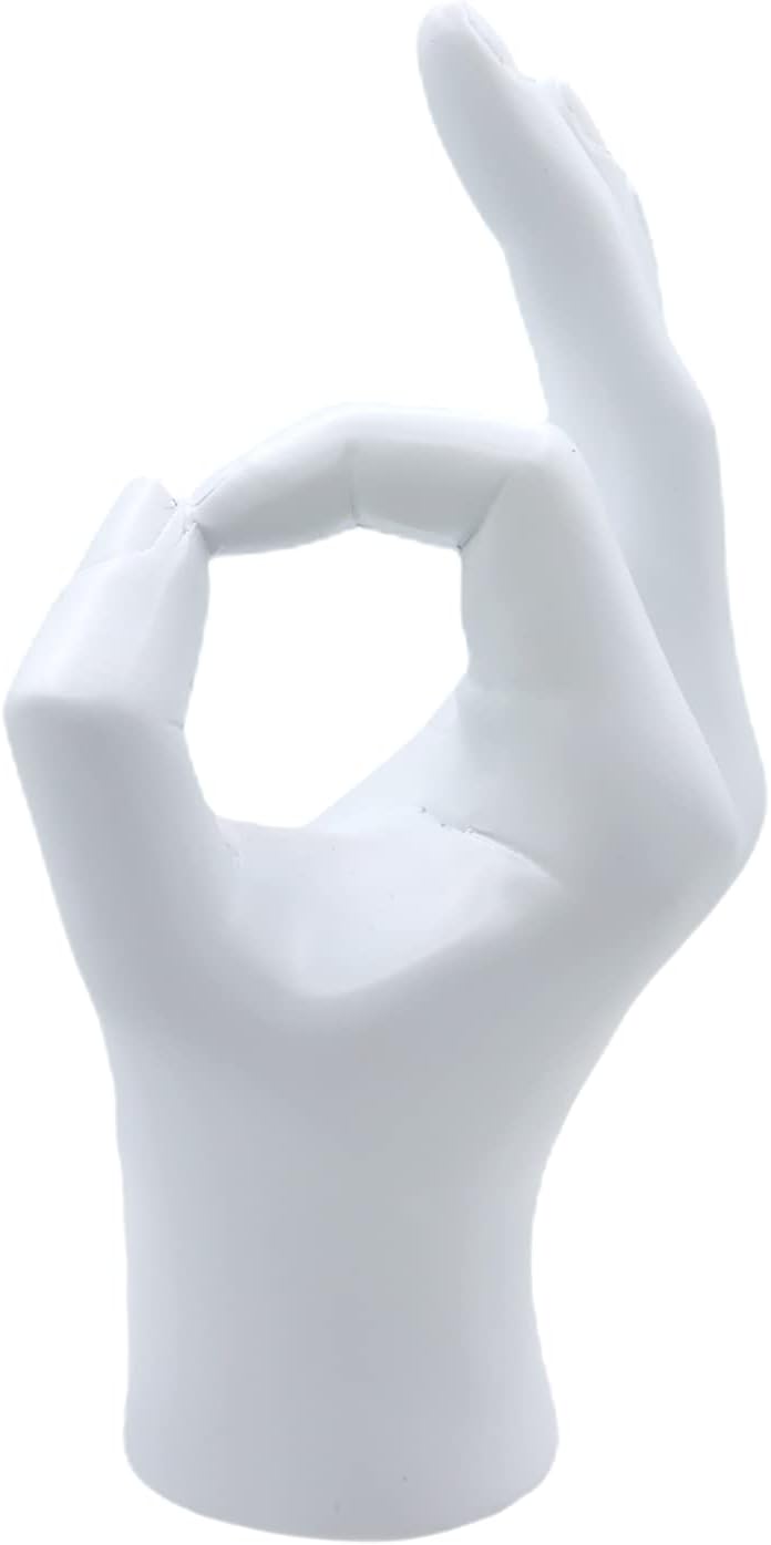Love Gesture Both Hand Statue Black Aesthetic Decorations, Modern Resin Sculpture Home Accents for Living Room Bedroom Coffee Table, Desktop, Bookshelf - Image 19