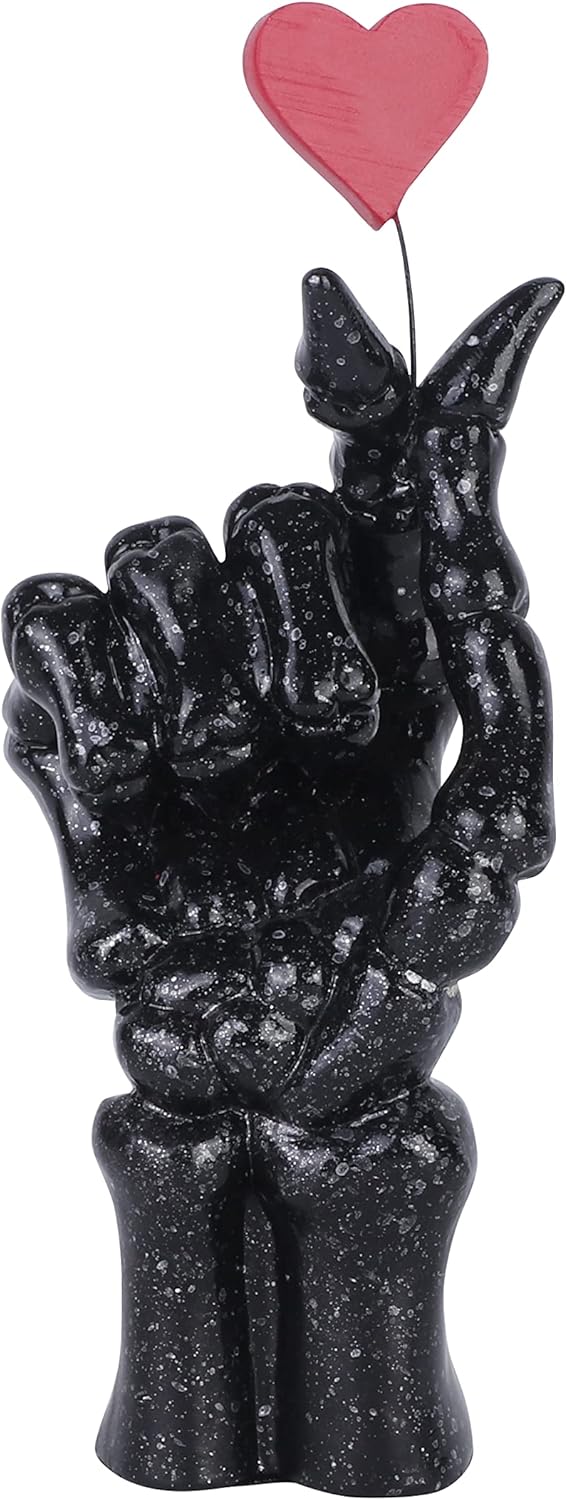 Love Gesture Both Hand Statue Black Aesthetic Decorations, Modern Resin Sculpture Home Accents for Living Room Bedroom Coffee Table, Desktop, Bookshelf - Image 9