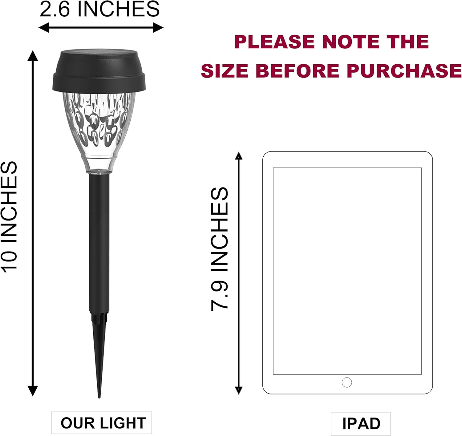 MAGGIFT 12 Pack Solar Powered Pathway Lights Outdoor Garden Lights, Waterproof Solar Landscape Lights for Lawn, Patio, Yard, Walkway, Deck, Driveway, Warm White - Image 3