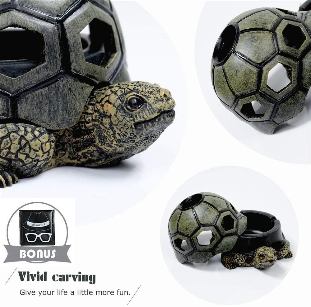 Monsiter QE Turtle Ashtrays for Cigarettes Cute Ash Tray for Home and Outdoor - Image 2