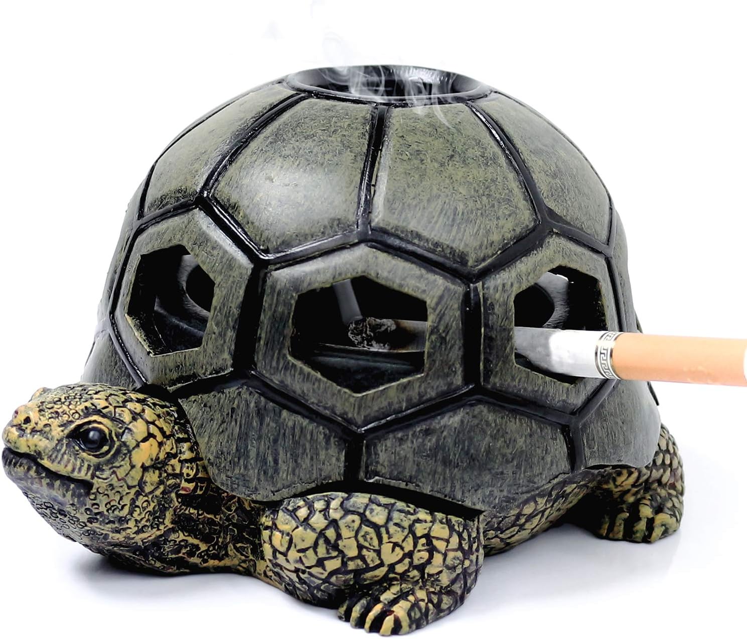 Monsiter QE Turtle Ashtrays for Cigarettes Cute Ash Tray for Home and Outdoor