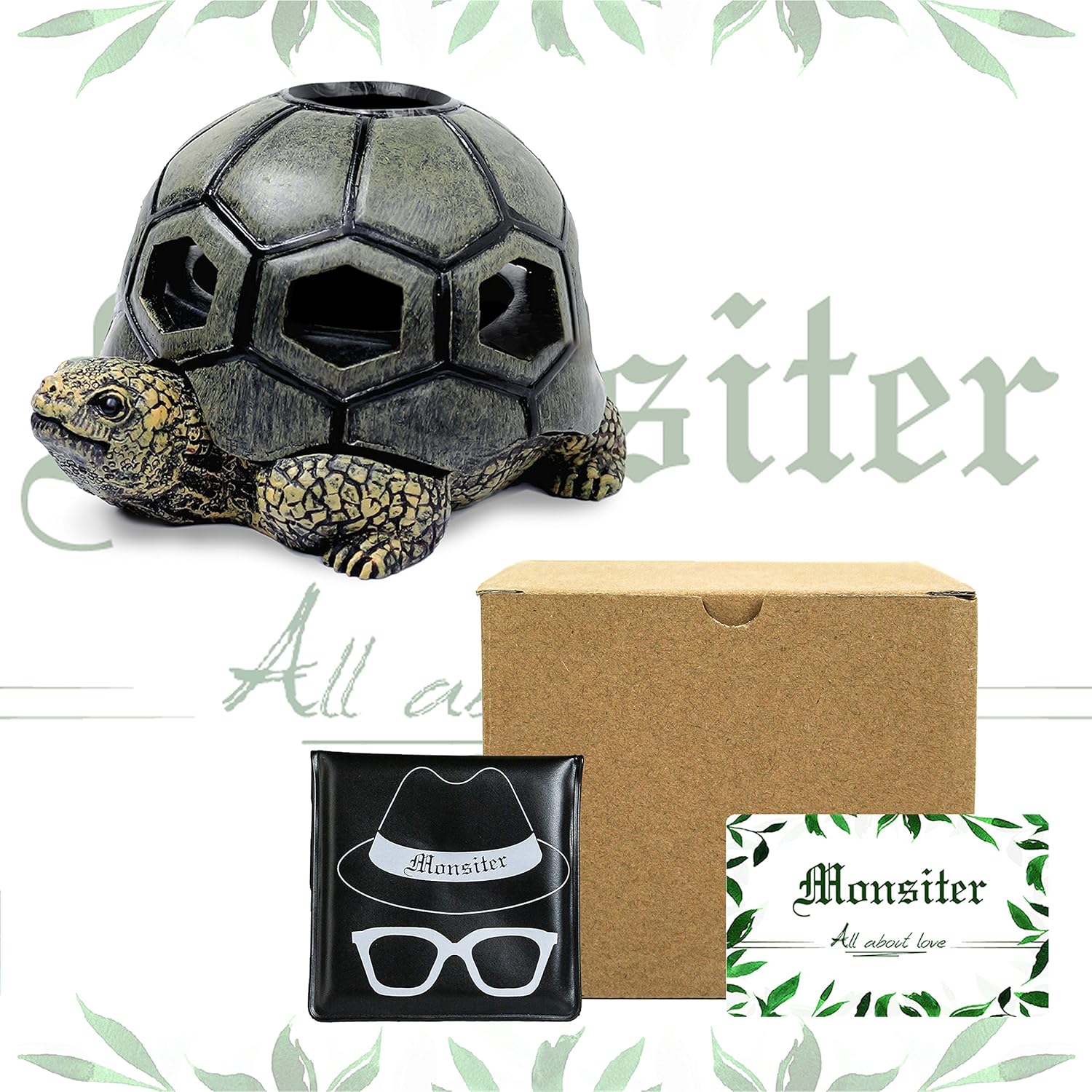 Monsiter QE Turtle Ashtrays for Cigarettes Cute Ash Tray for Home and Outdoor - Image 7
