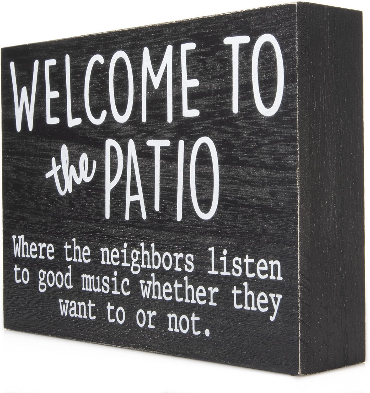 Outdoor Patio Decor - Table Decorations and Accessories for Shelf - Boho Wall Art for Deck Backyard Bar and Grill - Decorative Welcome Hanging Wood Signs - Image 7