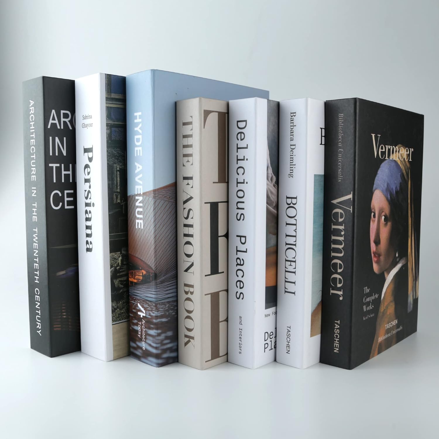 PTShadow 7 Pcs Decorative Books for Home décor,Black and whiteshelf Decor Accents Library décor for Home Sweet Stacked Books - Image 3