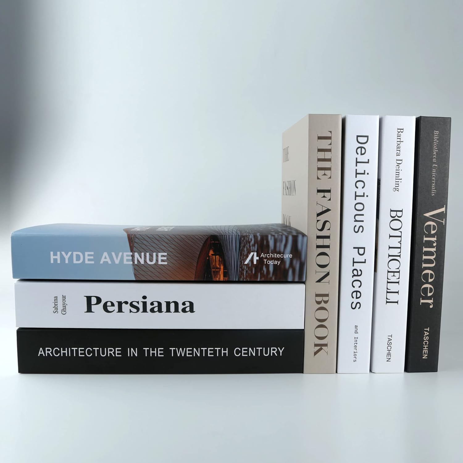 PTShadow 7 Pcs Decorative Books for Home décor,Black and whiteshelf Decor Accents Library décor for Home Sweet Stacked Books - Image 4
